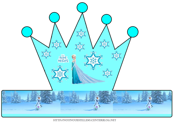La couronne reine des neiges