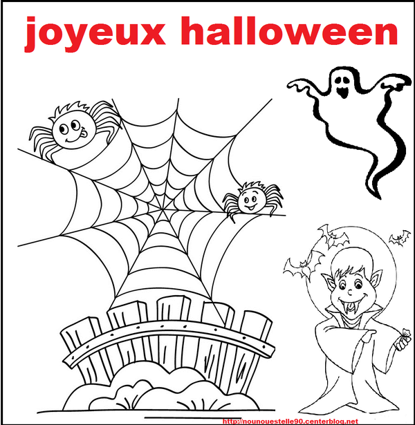 coloriage hallowen  Page 2