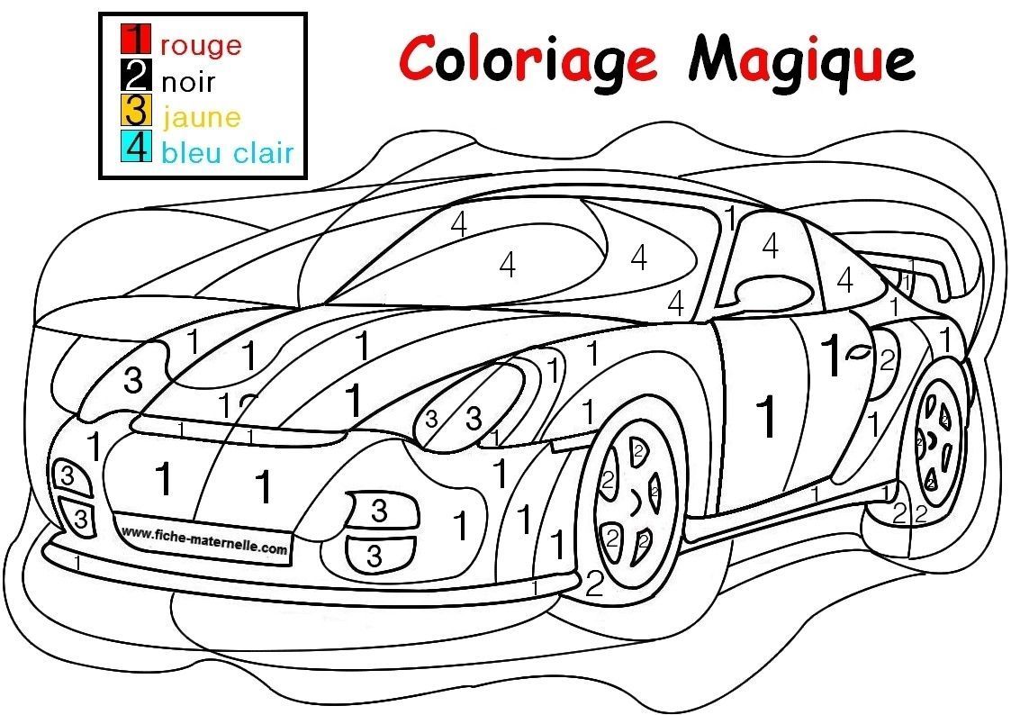 coloriage magique