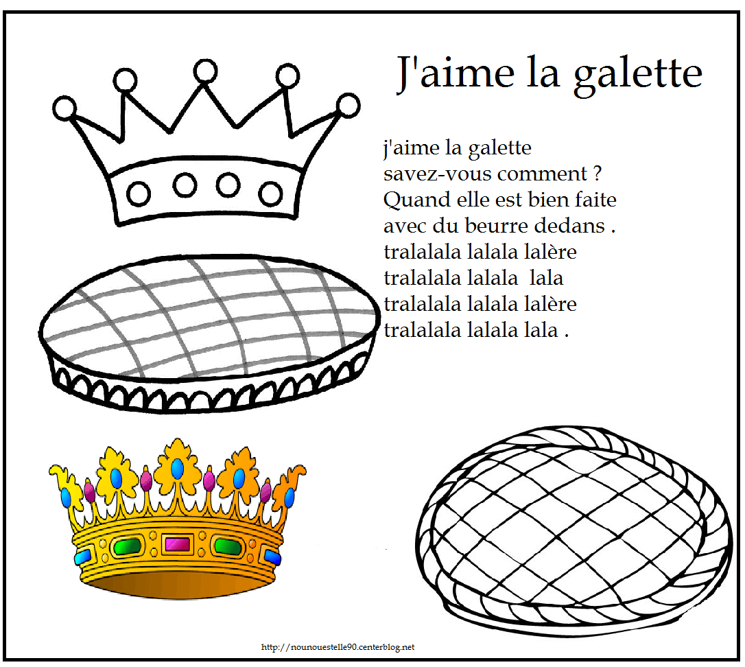 Comptine J Aime La Galette A Imprimer